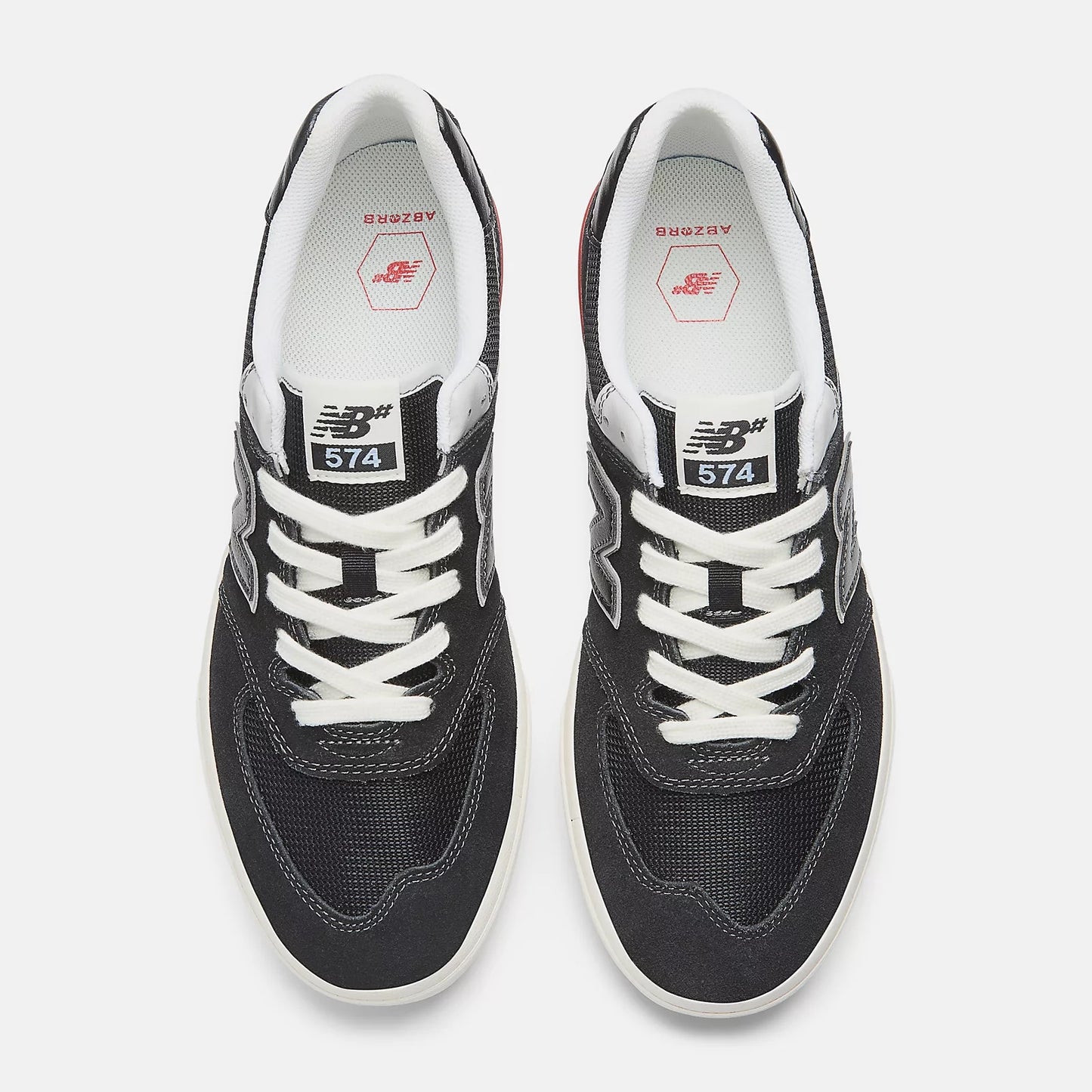 NB Numeric Shoes 574 Vulc Black Grey Red NM574VYW US SIZE Skateboard Sneakers