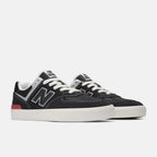 Nb Numeric Shoes 574 Vulc Black Grey Red Nm574Vyw Us Size Skateboard Sneakers
