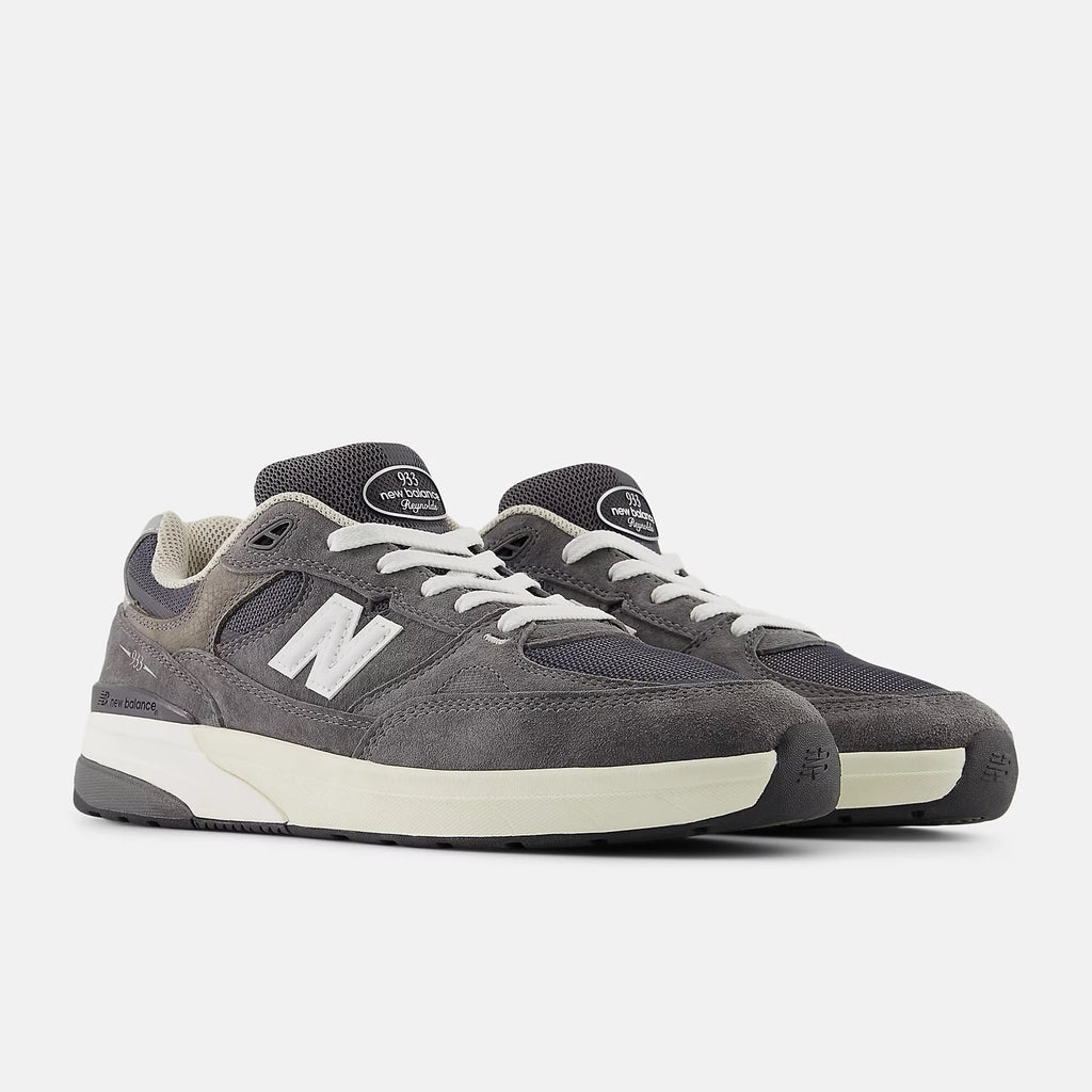 Nb Numeric Shoes 933 Andrew Reynolds Dark Grey White Us Skateboard Sneakers
