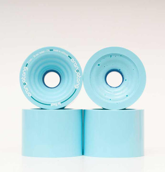 Orangatang Wheels In Heat 75MM BLUE 77A