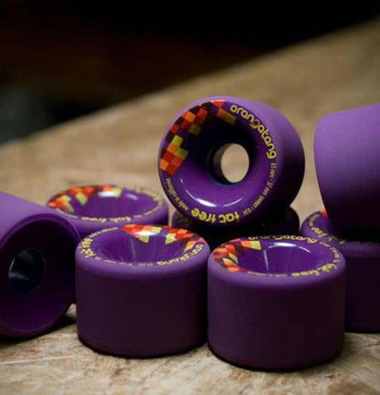 Orangatang Wheels Fat Free 65mm 83a Purple