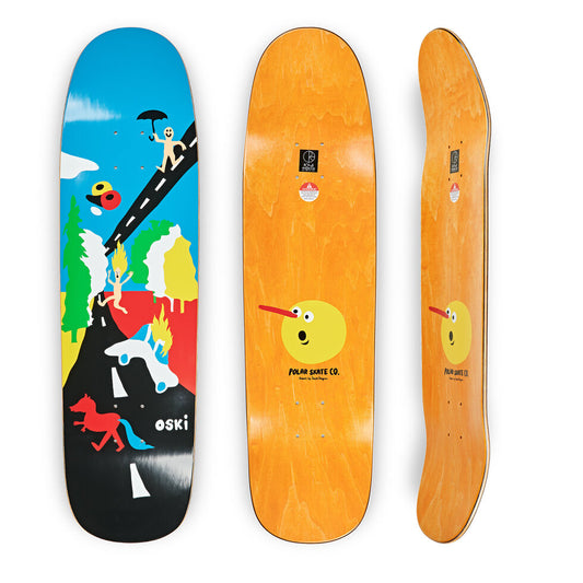 Polar Skateboard Deck OSKAR ROZENBERG Beautiful Day P9 Shape 8.625"