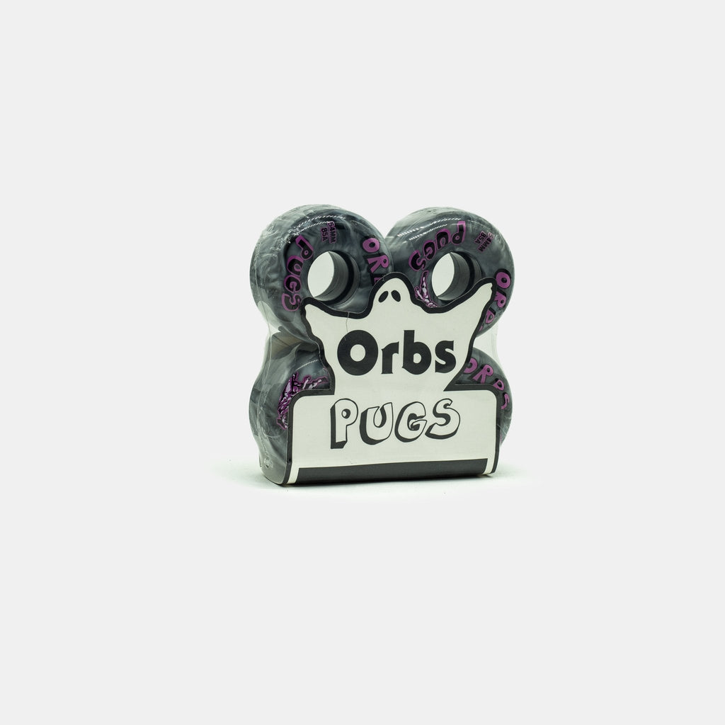 Orbs Wheels Pugs 54mm 85d Black/White Swirl Skateboard Wheels