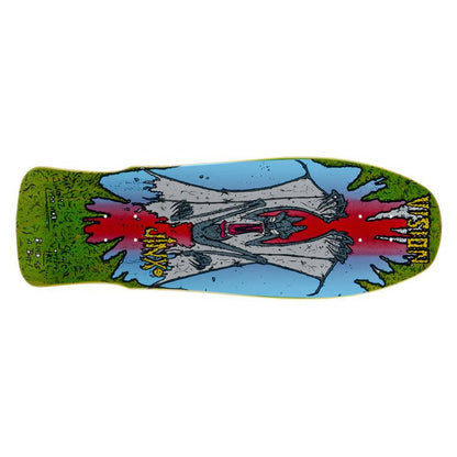 Vision Skateboards Deck Jinx Modern Concave Lime Stain 10 Reissue