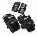 Ookkie Safety Pads Ultimate Pack Junior Set Black Safety Skate Gear