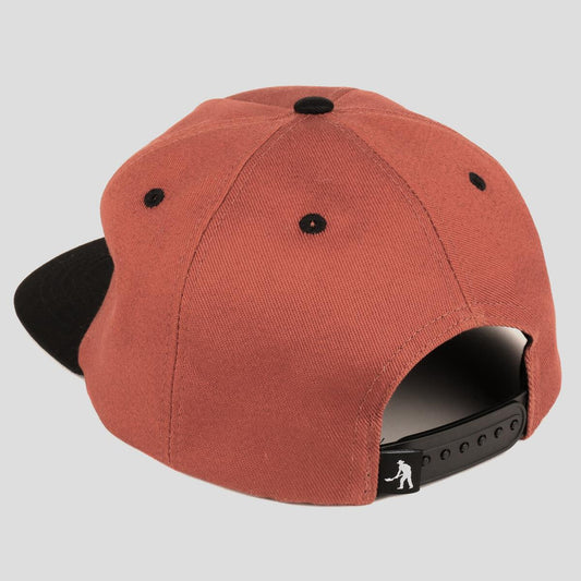 Passport Cap Messy Logo 6 Panel Rust Black Snapback Pass Port Skateboard Hat