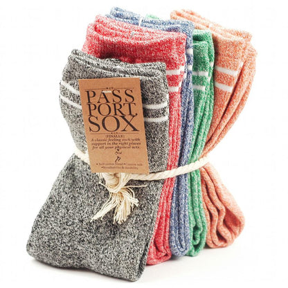 Pass Port Hi Sox 5 Pack Heather