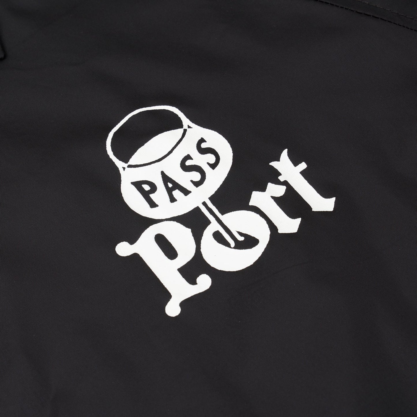 Passport Jacket Port Coach Black Pass Port Skateboards Windbreaker