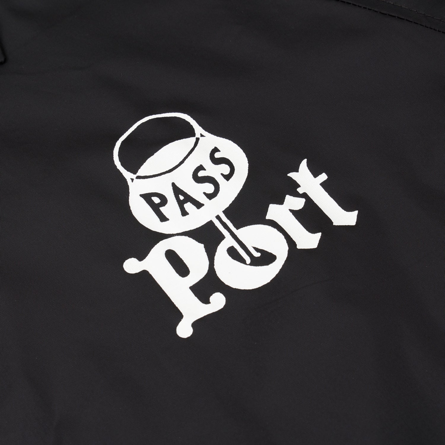 Passport Jacket Port Coach Black Pass Port Skateboards Windbreaker