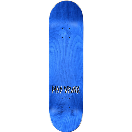Piss Drunx Skateboard Deck Original Logo Black White 8 5