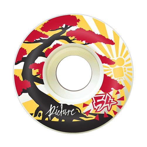 Picture Wheel Co Kushi 80A Soft Street 54mm Skateboard Wheels