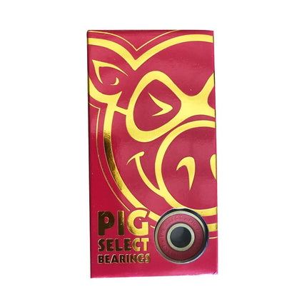 Pig Skateboard Bearings Select Speed Red
