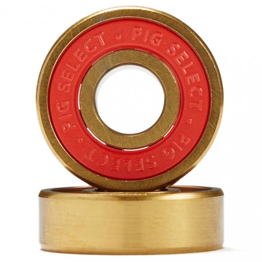 PIG Skateboard Bearings Select Speed Red