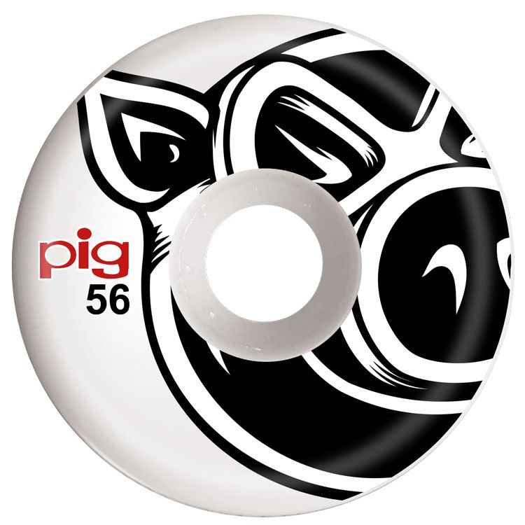 PIG Skateboard Wheels Pig Head Natural 56mm 101a Pro-Line
