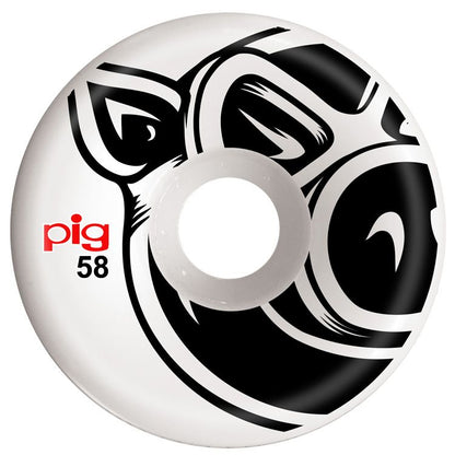 Pig Skateboard Wheels Pig Head Natural 58Mm 101A Pro Line
