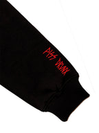 Piss Drunx Hood Lil Red Black Skateboard Pullover