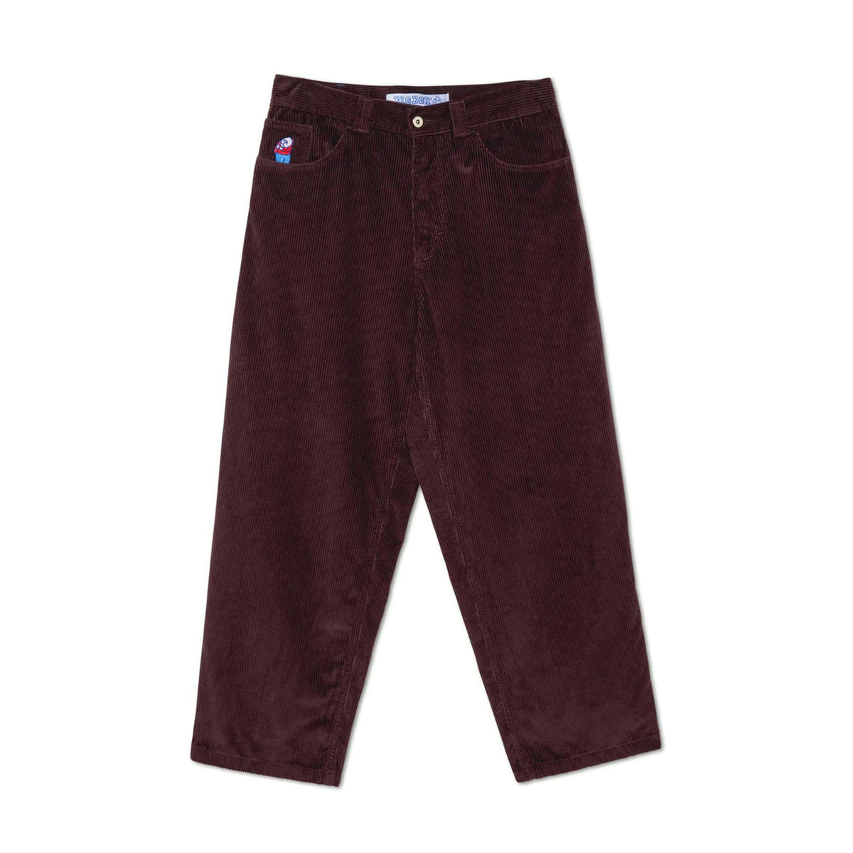 Polar Skate Co Pants Big Boy Cords Bordeaux Baggy