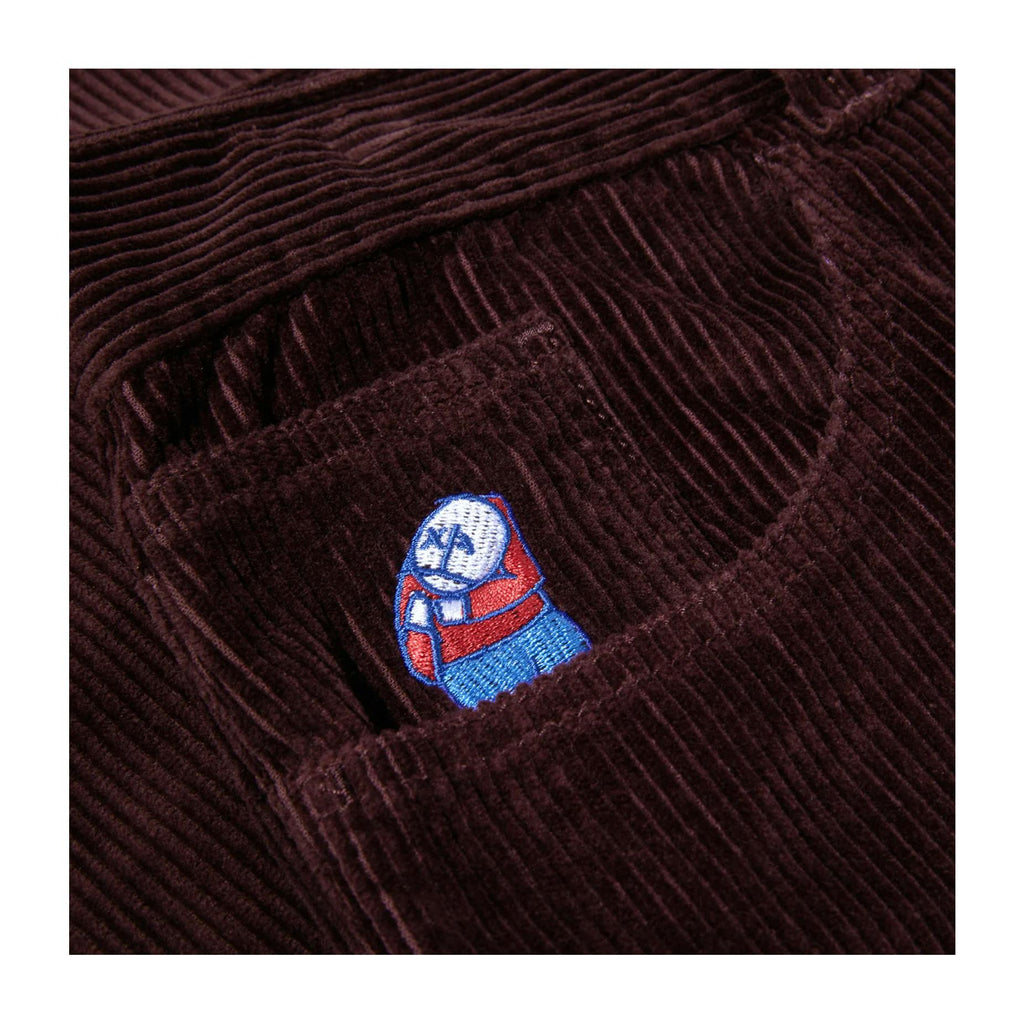 Polar Skate Co Pants Big Boy Cords Bordeaux Baggy