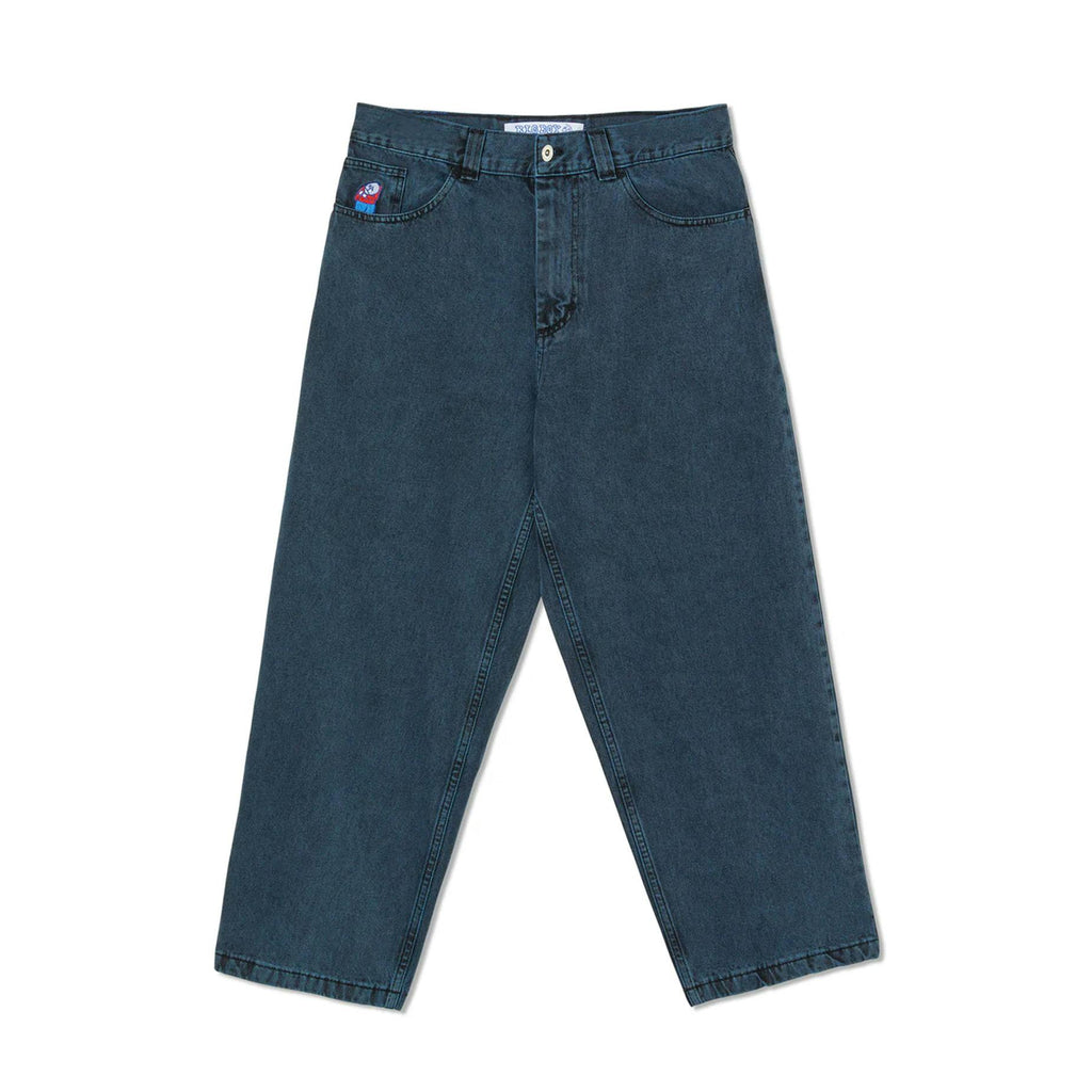 Polar Skate Co Pants Big Boy Jeans Cyan Black Baggy