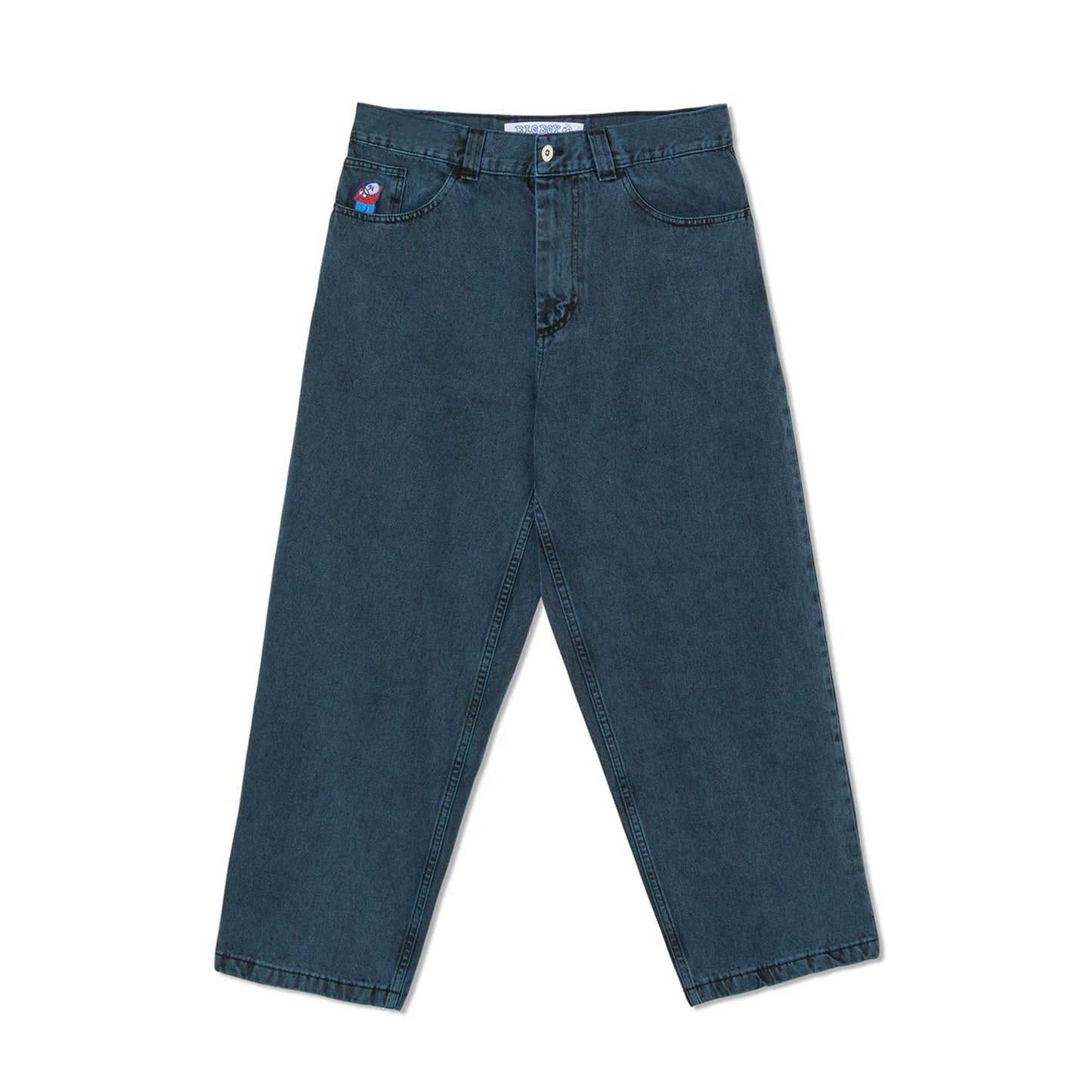 Polar Skate Co Pants Big Boy Jeans Cyan Black (Baggy)