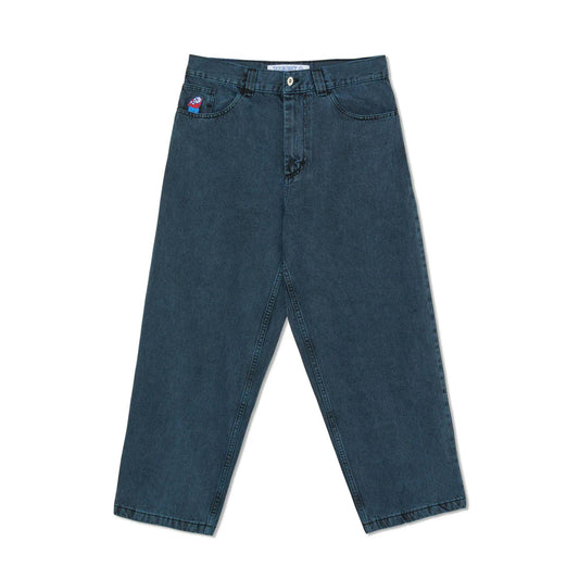Polar Skate Co Pants Big Boy Jeans Cyan Black (Baggy)