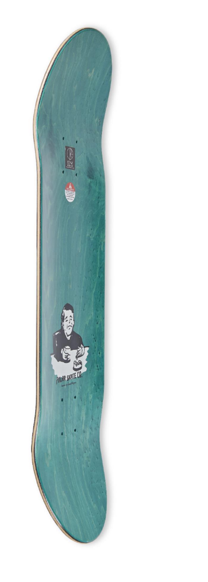 Polar Skateboard Deck AARON HERRINGTON Chain Smoker v2 Wheel Wells 8.25"