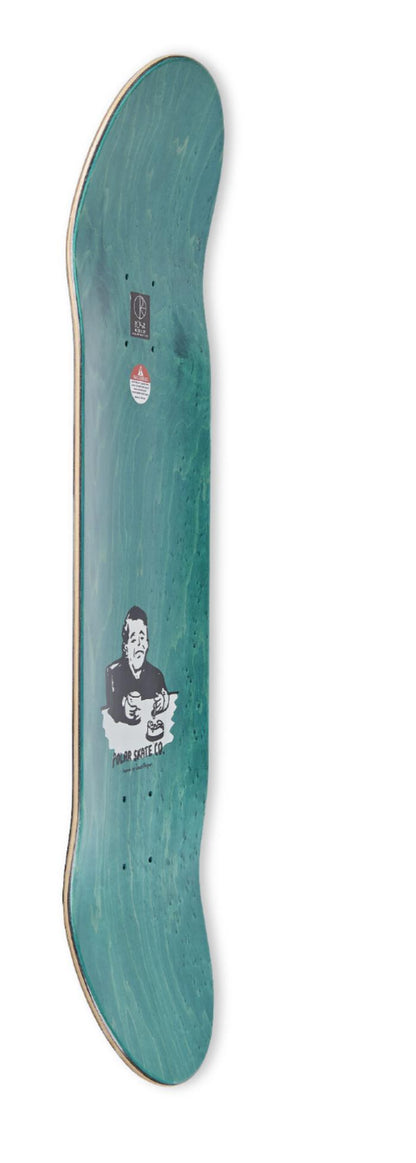 Polar Skateboard Deck AARON HERRINGTON Chain Smoker v2 Wheel Wells 8.25"