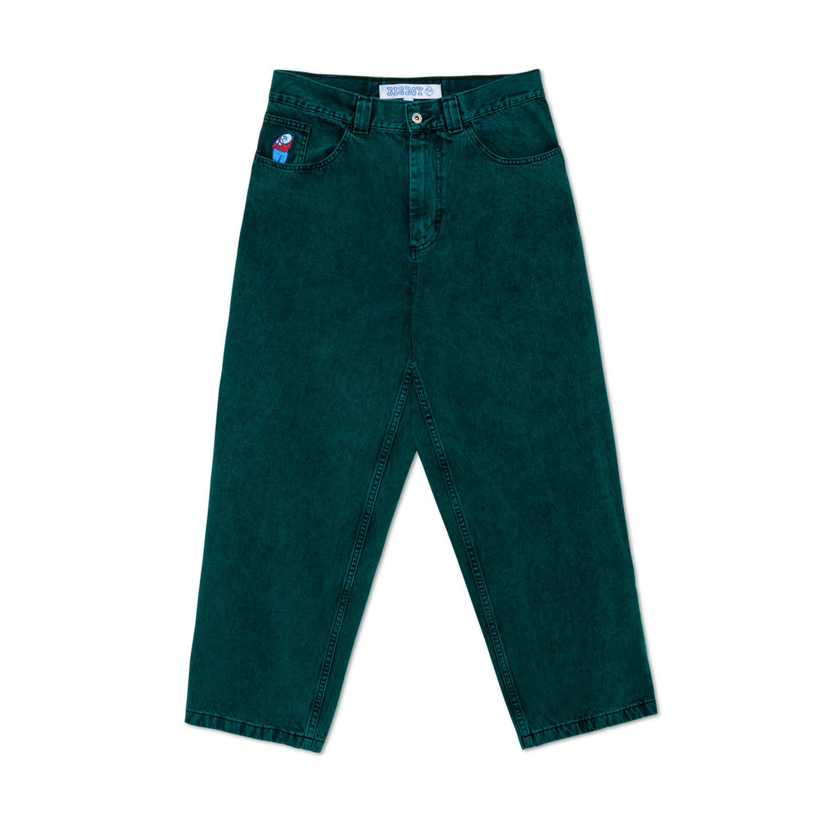 Polar Skate Co Pants Big Boy Jeans Teal Black Baggy