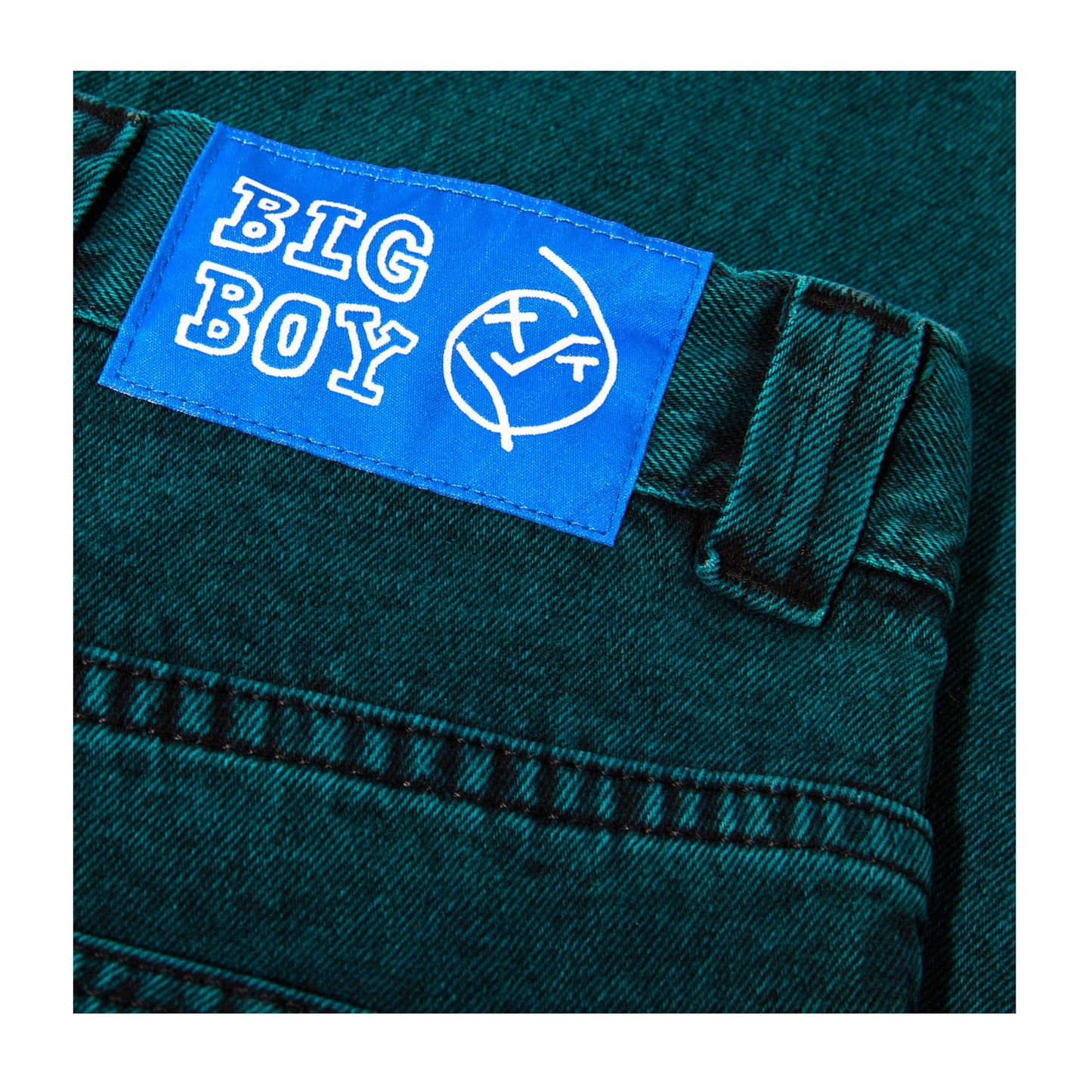 Polar Skate Co Pants Big Boy Jeans Teal Black (Baggy)