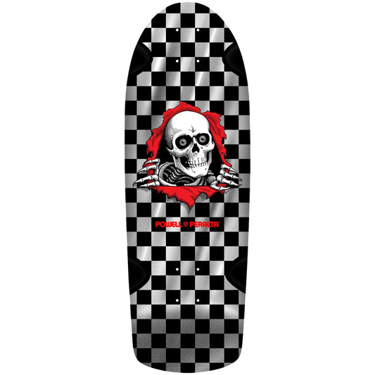 Powell Peralta Deck Ripper OG Checker Silver Foil 10" Reissue