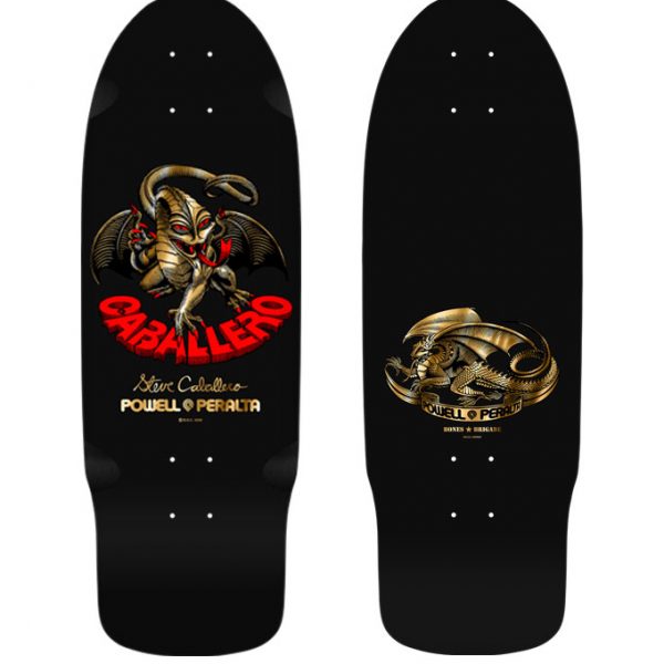 Powell Peralta Deck Bones Brigade Series 16 Steve Caballero Reissue Gold Foil