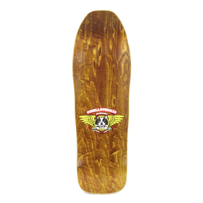 Powell Peralta Skateboard Deck Frankie Hill Bulldog Brown Stain 10" Reissue