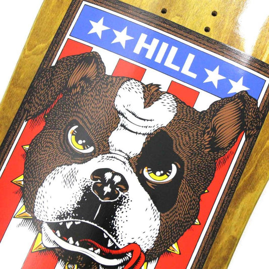 Powell Peralta Skateboard Deck Frankie Hill Bulldog Brown Stain 10" Reissue