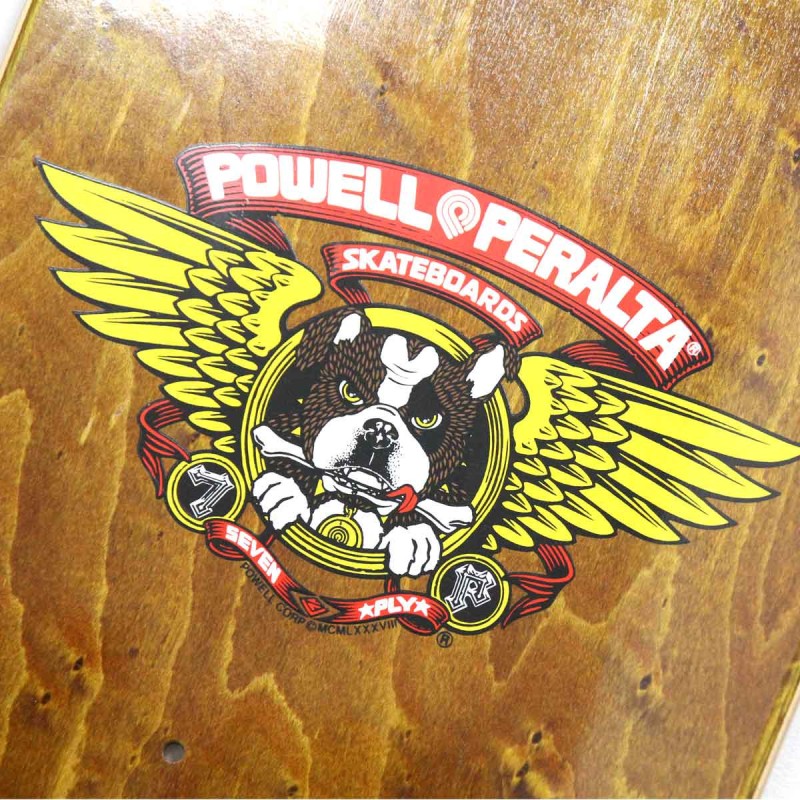 Powell Peralta Skateboard Deck Frankie Hill Bulldog Brown Stain 10" Reissue