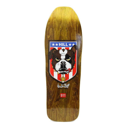 Powell Peralta Skateboard Deck Frankie Hill Bulldog Brown Stain 10" Reissue