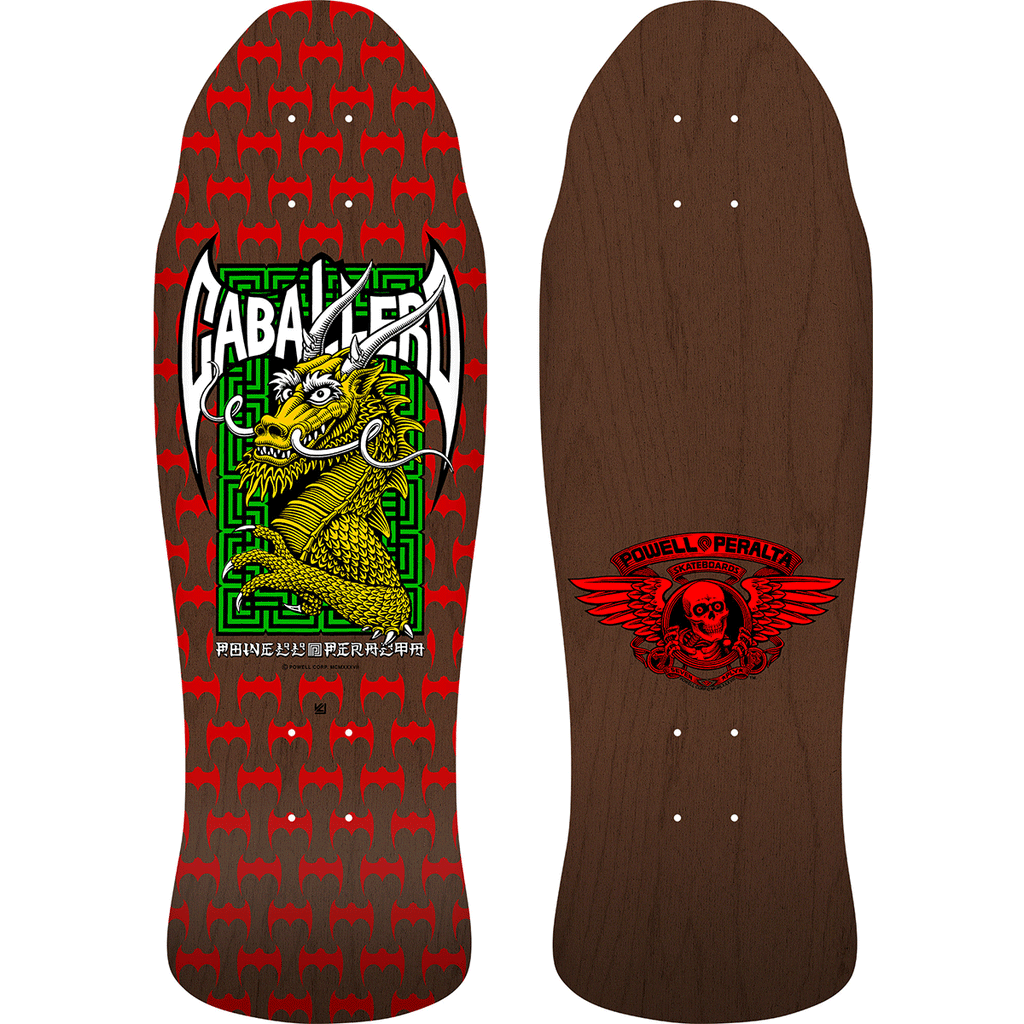 Powell Peralta Deck Cab Street Dragon Red Brown Stain 9 625 Reissue