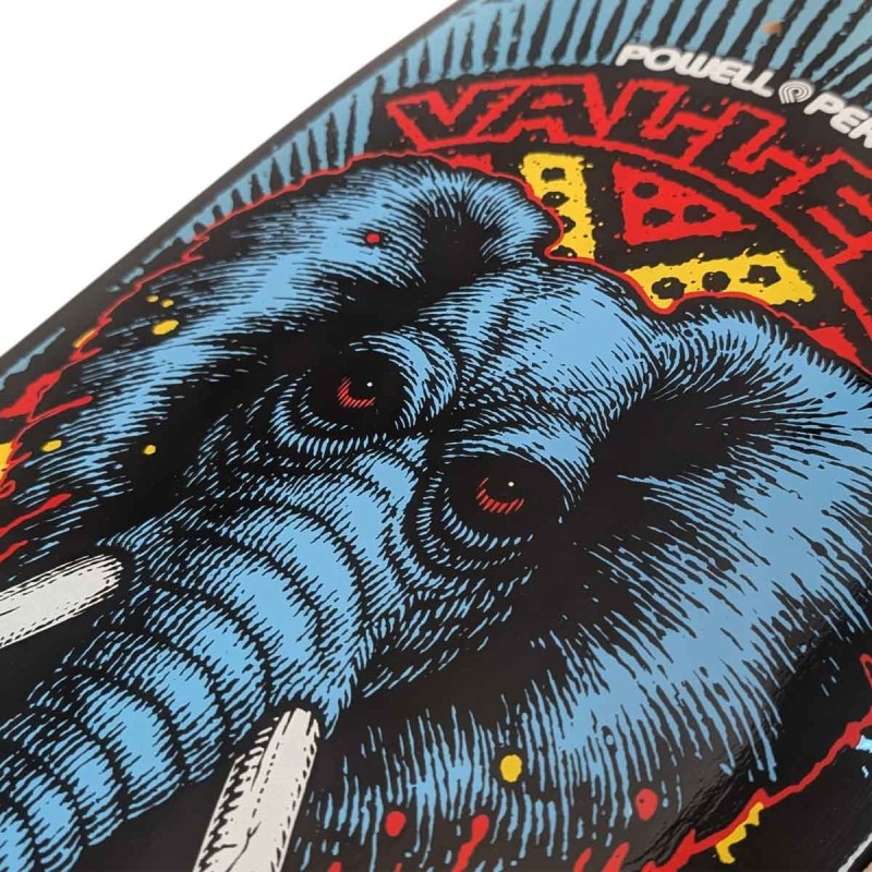 Powell Peralta Skateboard Deck Mike Vallely Elephant Blue Foil 10" Reissue