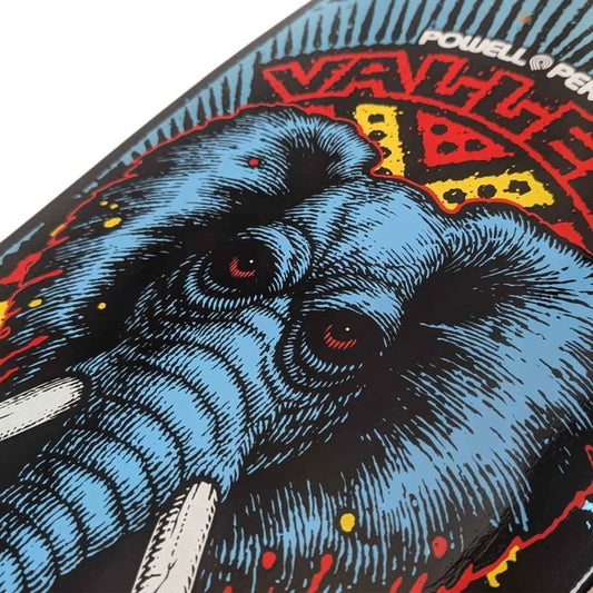 Powell Peralta Skateboard Deck Mike Vallely Elephant Blue Foil 10" Reissue