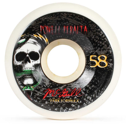 Powell Peralta Skateboard Wheels McGill Skull and Snake 58MM 104a Reissue