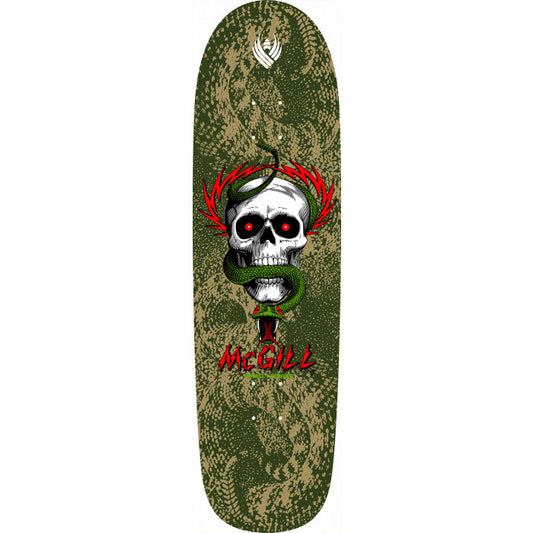 Powell Peralta Deck Flight Mike McGill Skull & Snake Green 8.97" Shape 218