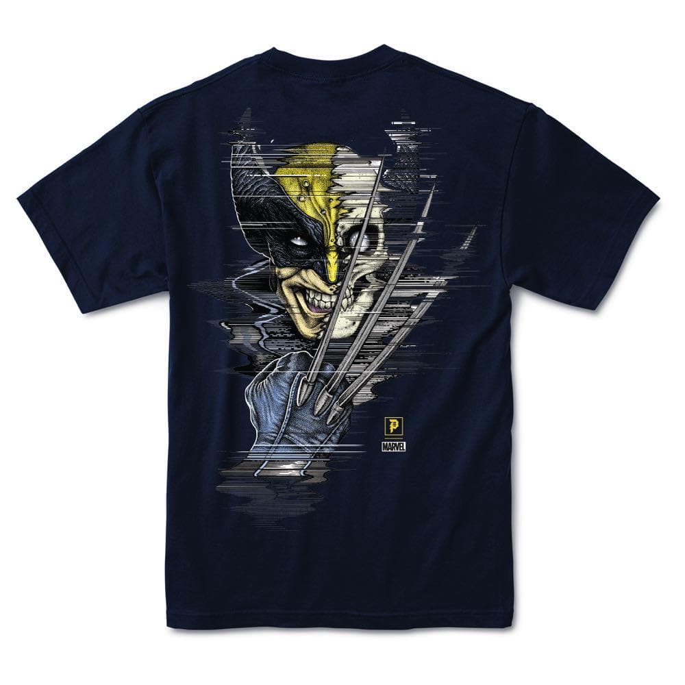 Primitive Tee Marvel Wolverine Navy Skateboard T Shirt
