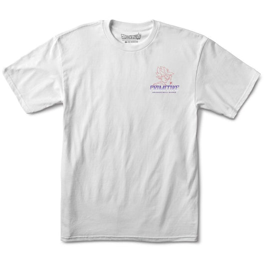 Primitive X Dragon Ball Z Tee Ssr Goku White Dbz Skateboard T Shirt