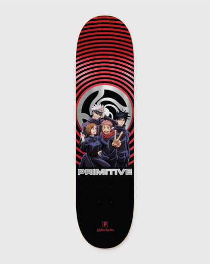 Primitive Skateboard Deck x Jujutsu Kaisen United Team 8"
