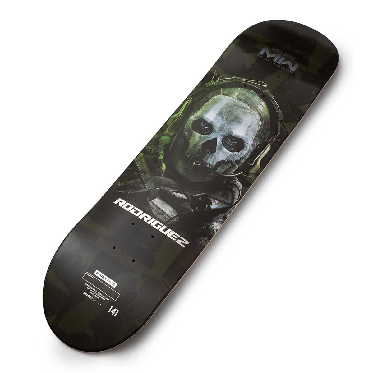Primitive Skateboard Deck X Cod Mw Ghost Prod Paul Rodriguez 8 125