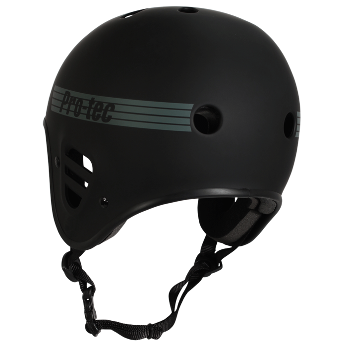 Pro Tec Helmet Full Cut Certified Matte Black Skateboard Bike Protec Lid