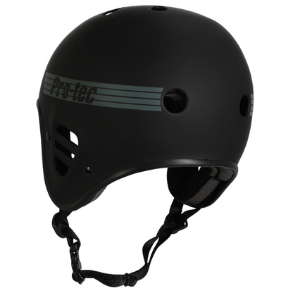 Pro Tec Helmet Full Cut Certified Matte Black Skateboard Bike Protec Lid
