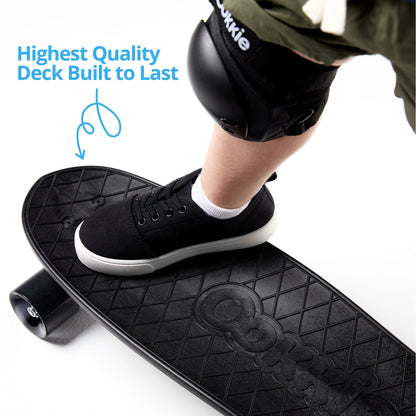 Ookkie Kids Learner Skateboard Trainer Black