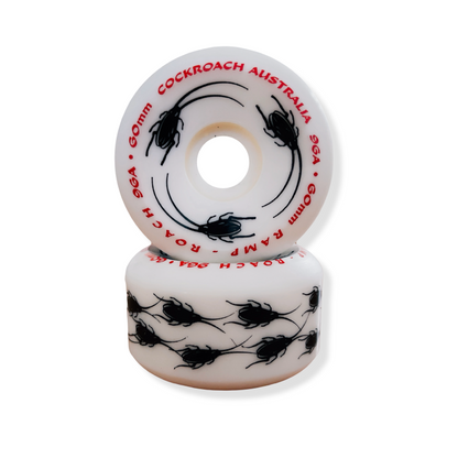 Cockroach Wheels Ramp Roach 60mm 96A - White