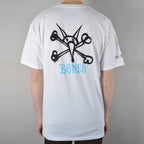 Powell Peralta Tee Rat Bones White Reissue Skateboard T-Shirt