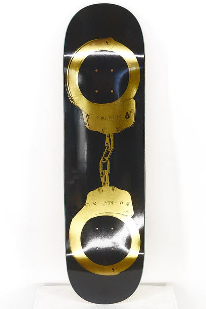 Real Skateboard Deck Busenitz Gold Cuffs 8.5" FULL SE